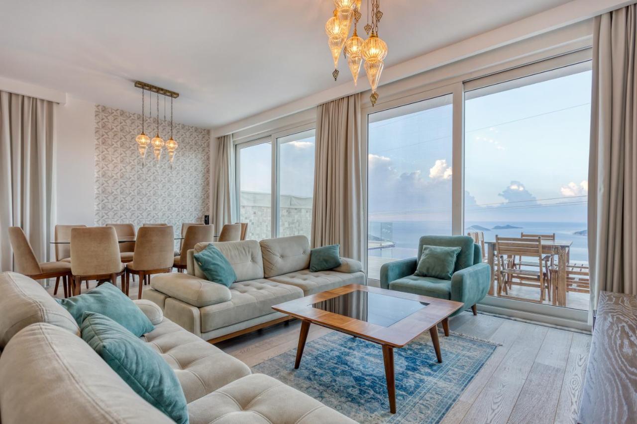 Villa Lucida - Kalkan Hills - Exclusive Villas With Private Pool And Majestic Sea Views ภายนอก รูปภาพ