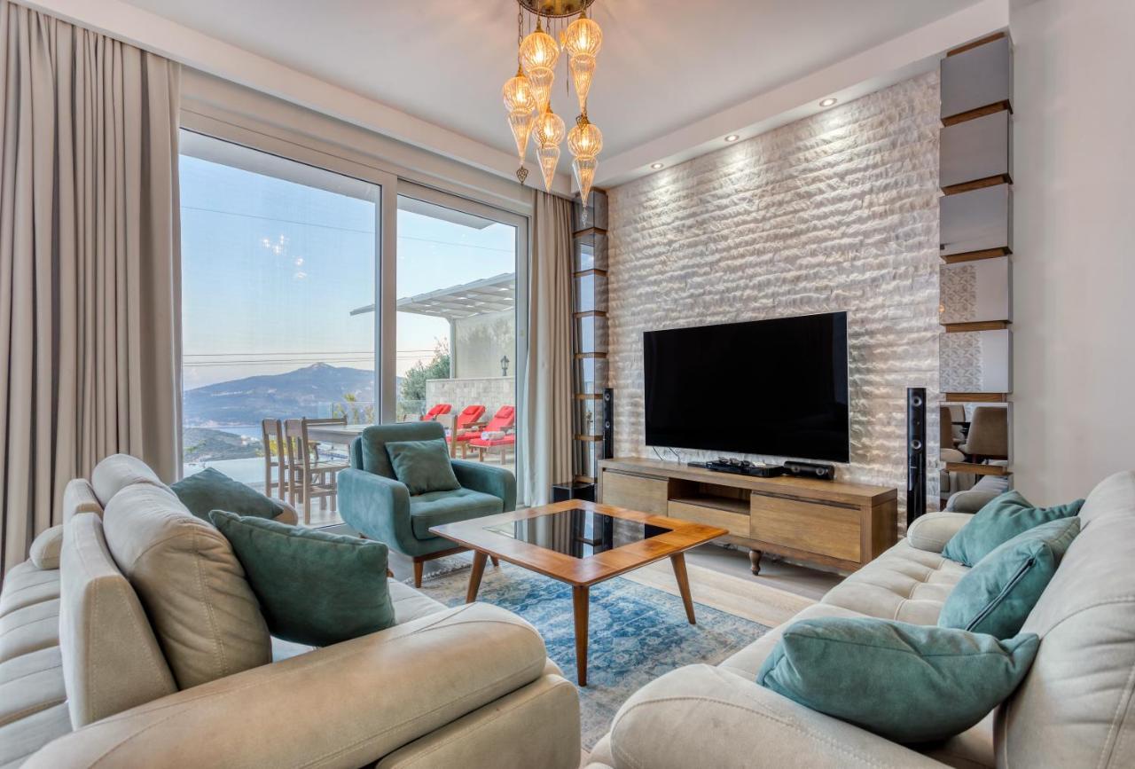 Villa Lucida - Kalkan Hills - Exclusive Villas With Private Pool And Majestic Sea Views ภายนอก รูปภาพ